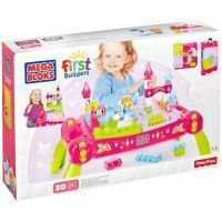 Mega Blocks CXP12 Столик с конструктором "Маленькая принцесса", 30 деталей