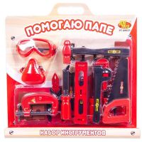 ABtoys PT-00023 Набор инструментов "Помогаю Папе", 15 предметов