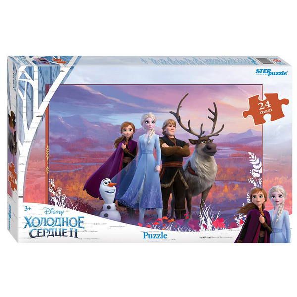 Step puzzle 90059 Пазл макси Холодное сердце 2, 24 элемента, 34,5х50 см