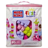 Mattel DCH54 Mega Bloks Конструктор First Builders Конструктор для девочек, 60 деталей 