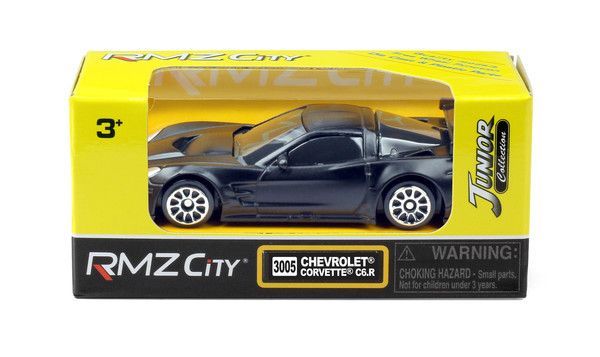 RMZ City 344005 Машина металлическая Chevrolet Corvette C6-R, 1:64, без механизмов, черная