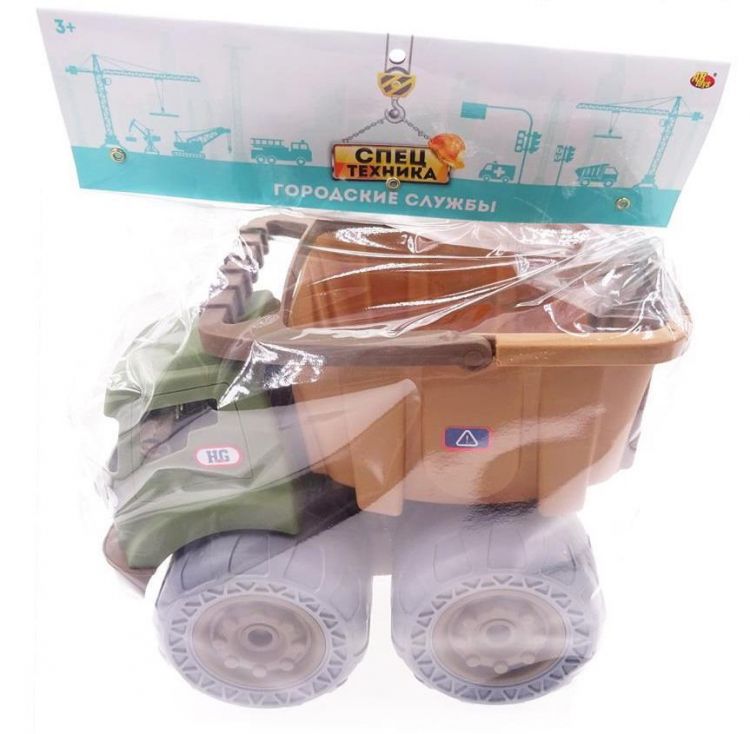 ABtoys (АБтойс) C-00401 Машинка ABtoys Спецтехника Городские службы Самосвал со съемным кузовом, зелено-коричневый, 28,4х18,1х20,1см ABtoys (АБтойс) C-00401 Машинка ABtoys Спецтехника Городские службы Самосвал со съемным кузовом, зелено-коричневый, 28,4х18,1х20,1см