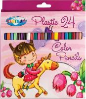 Centrum 85393 Карандаши пластиковые цветные Единорог, 24 цвета