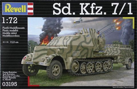Revell 03195 Сборная модель Немецкий полугусеничный тягач Sd Kfz 7/1