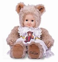 Unima 525211 Anne Geddes Кукла из серии "Детки-мишки", 30 см, девочка