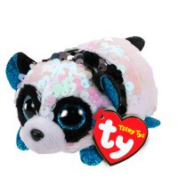 TY 42412 Teeny Tys Flippable Мягкая игрушка Панда Bamboo с пайетками, 10 см