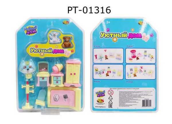 ABtoys (АБтойс) PT-01316 Модный дом. Набор мини-мебели "Уютный дом". Кухня