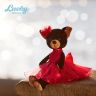 Orange Toys LD015 Lucky Doggy Мягкая игрушка Собачка Lucky Blacky: Кармен, 25 см