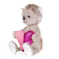Maxitoys Luxury Romantic Toys Club MT-GU042021-1-25 Мягкая Игрушка Maxitoys Luxury Romantic Toys Club Романтичный Ежик с Сердечком, 25 см, в Коробке