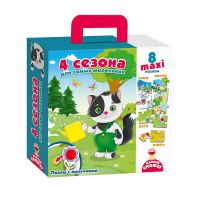 Vladi Toys VT2907-02 Пазл с липучками "4 сезона"