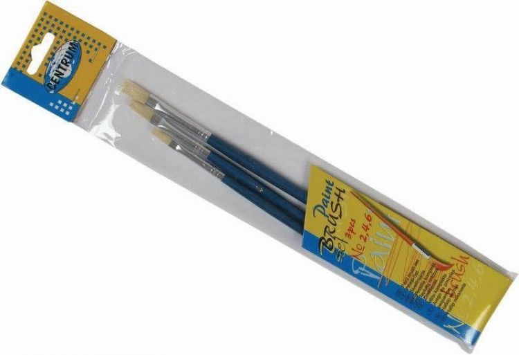 Centrum 80856 Набор кисточек, 3 шт. (№№2,4,6), щетина
