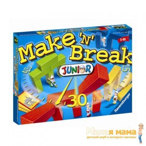 Ravensburger 220090 Настольная игра Собери-разбери (Make 'n' Break) Джуниор