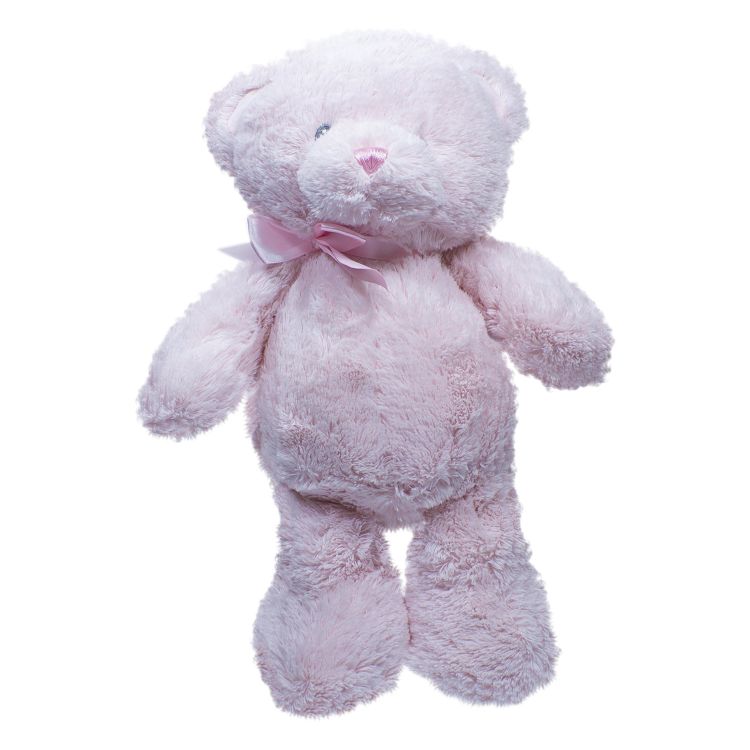 Teddykompaniet 5344 Мягкая игрушка Розовый мишка с бантом, 26 см