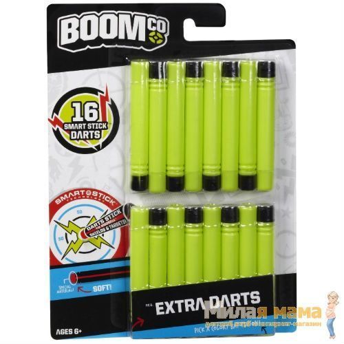 Boomco Патроны зеленые с черным наконечником