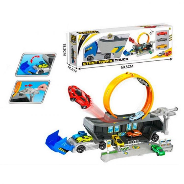 Stunt Track P874-A Автовоз-трек Трюк,  3 в 1