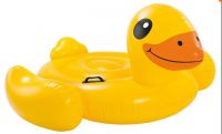 INTEX int57556NP Плот надувной INTEX Baby Duck Ride-On (Уточка), для бассейна и моря, от 3 лет, 147х147х81,28см