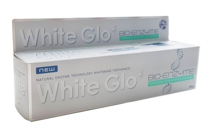 White Glo W8179-НТМ Зубная паста White Glo отбеливающая, биоэнзим 100мл.
