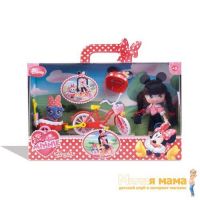 Famosa 700009051 Кукла Минни в наборе с велосипедом