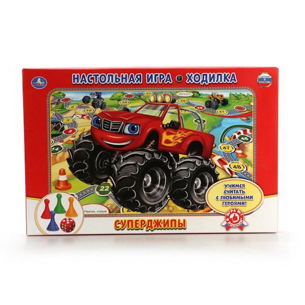 Умка 4690590110249 Игра настольная-ходилка "Умка" суперджипы