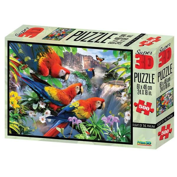 Prime 3D 10003-SBM Пазл 3D 500 Полет ара