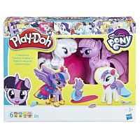 Hasbro B9717 Play-Doh Игровой набор с пластилином MLP Твайлайт и Рарити