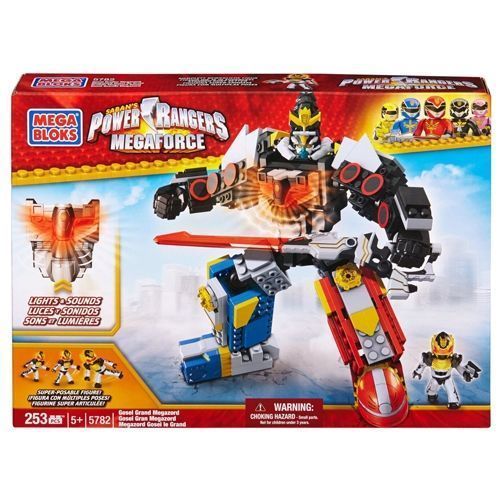 Mega Bloks 5782 Конструктор Великий мегазорд Power Rangers со звуком и светом