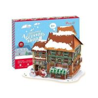 Cubic Fun P650h Christmas House 3D Пазл Рождественский магазин сувениров
