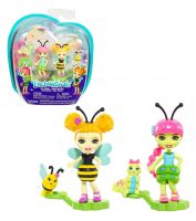 Mattel FXM88 Enchantimals® Petal Park Куклы Друзья-букашки, Кей Гусеница и Беатрис Пчелка