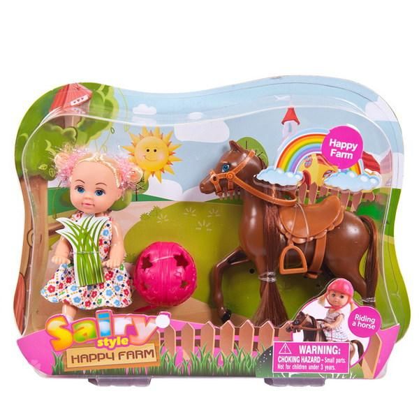 DEFA 8390d Кукла Defa Игровой набор Sairy style HAPPY FARM, 2 вида в ассорт., 24.5x5.5x17.5cm