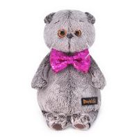 BUDI BASA Ks22-095 Басик в галстуке-бабочке в пайетках 22 см