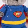BUDI BASA BB-024 Мягкая игрушка Кот Басик BABY в костюме супермена, 20 см