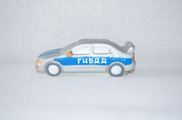 Машина ГИБДД 9 см, игрушка ПВХ