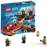 Lego City 60106 Конструктор Лего Город Набор для начинающих "Пожарная охрана", 90 деталей