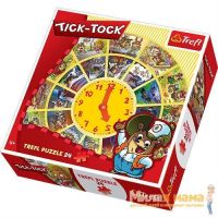Trefl 39040 Пазл круглый Тик-так, 24 детали