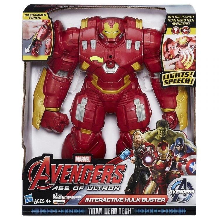Hasbro B0441 Avengers Титаны: Интерактивный Халк Бастер, 33 см