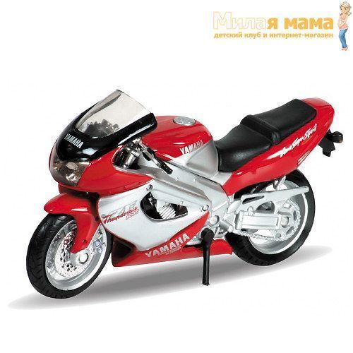 Welly 12154P Модель мотоцикла 1:18 YAMAHA 2001 YZF1000R THUNDERACE