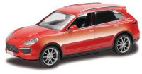 RMZ City 444012-RD Машина металлическая Porsche Cayenne Turbo, без механизмов, цвет красный, 1:43