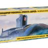 Звезда 9058з Сборная модель - Российская атомная подводная лодка &quot;Владимир Мономах&quot; проекта &quot;Борей&quot; 1:350