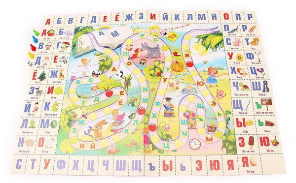 Рыжий Кот ИН-7391 Игра настольная-ходилка. Макси-игры АЗБУКА