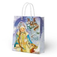 ND Play 299348-no Пакет подарочный ND Play Снегурочка 250*350*100 мм