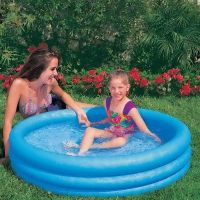 Бассейн надувной "Crystal Blue Pool" 114х25 см.(от 3х лет) (Китай)