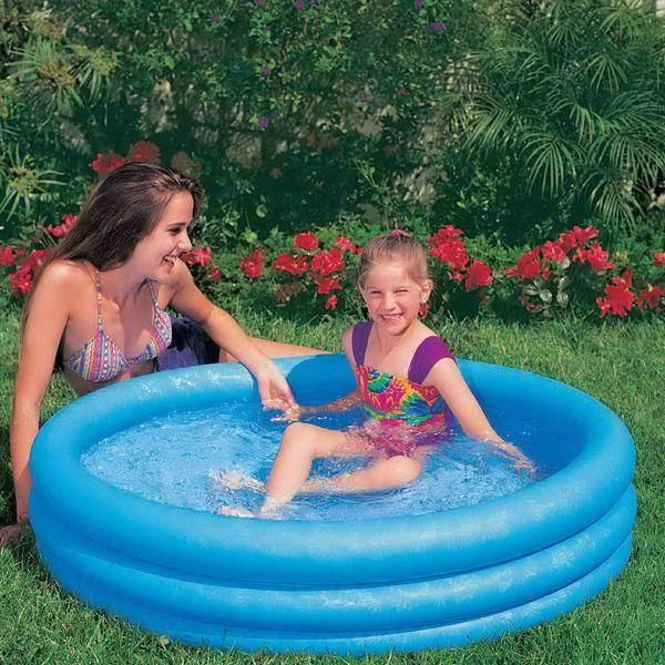 Бассейн надувной "Crystal Blue Pool" 114х25 см.(от 3х лет) (Китай)