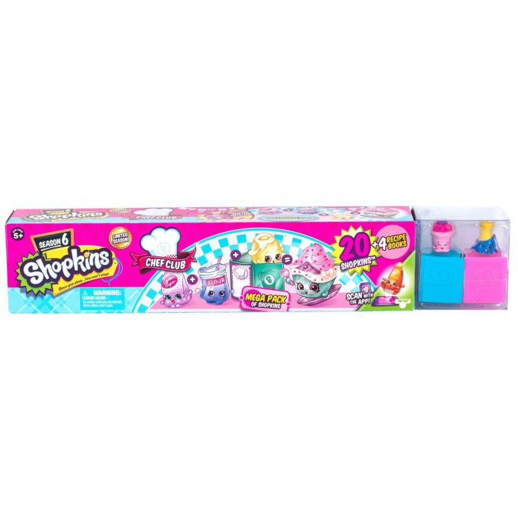 Moose 56376 Shopkins 6 сезон Мега набор фигурок, 20 штук