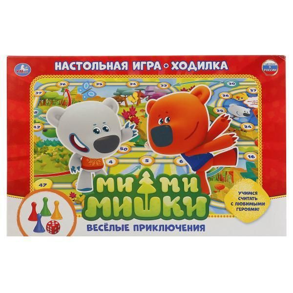 Умка 4690590101131 Игра настольная-ходилка "Умка" Ми-ми-мишки.веселые приключения