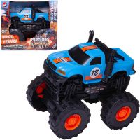 Junfa WC-11584/синяя Машинка Junfa Джип-внедорожник 4х4 Гнев монстра 1:16, синяя