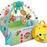 Bright Starts 10754 Развивающий коврик 5-в-1 Мечты об Африке, голубой, с мячиками