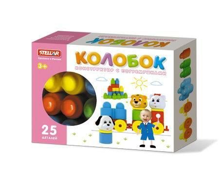 Конструктор Колобок и компания 25 дет. коробка Конструктор Колобок и компания 25 дет. коробка