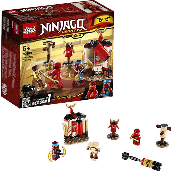 Lego Ninjago 70680 Конструктор Лего Ниндзяго Обучение в монастыре, 122 детали