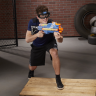 Hasbro E2870 Nerf  Бластер Нёрф Райвл "Гипноз" с шариками, команда синих