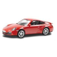Uni-Fortune 444010-RD Машинка металлическая Uni-Fortune RMZ City 1:43 Porsche 911 Turbo, без механизмов (цвет красный)